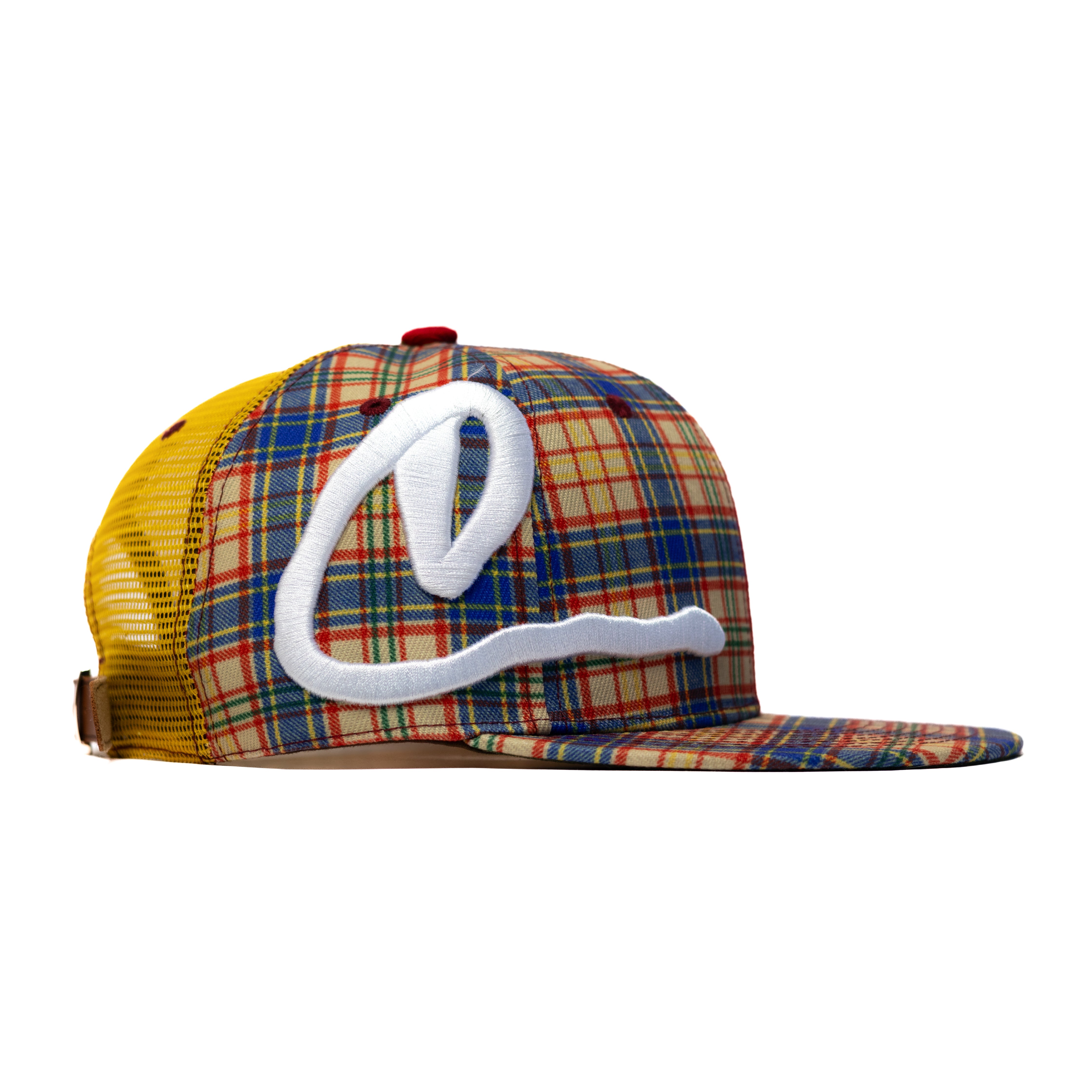'SIGNATURE' STRAPBACK RED PLAID